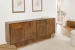 Komoda ART DECO BROWN 170 CM masiv mango