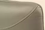 2SET jídelní židle SIGNATURE taupe/černá pravá kůže otočná