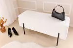 Lavice LOFT 100 CM s úložným prostorem bílá colin bouclé