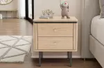 Noční stolek ATELIER 55 CM dubová dýha
