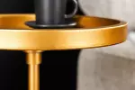 Odkládací stolek TRAYFUL 60 CM zlatá/bílý mramor