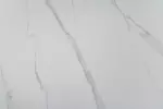 Kulatý jídelní stůl UNIQUE 120 CM bílý mramor/bílá