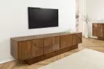 Televizní stolek ART DECO BROWN 200 CM masiv mango