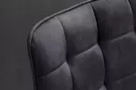 2SET jídelní židle ROADSTAR tmavě šedá/černá samet 2SET jídelní židle ROADSTAR tmavě šedá/černá samet