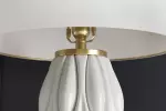 Stolní lampa ELEGANCIA 65 CM bílá keramika