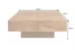 Konferenční stolek BOLT 70 CM medový masiv mango Konferenční stolek BOLT 70 CM medový masiv mango