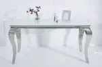 Konzolový stolek MODERN BAROCCO 140 CM bílý