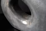 Váza RING 30 CM tmavě šedá