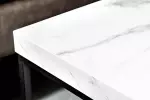 Odkládací stolek ARCHITECTURE 40 CM bílý mramorový vzhled