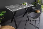Barový stůl WILD 120 CM vzhled šedý divoký dub Barový stůl WILD 120 CM vzhled šedý divoký dub