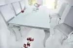 Jídelní stůl MODERN BAROCCO 200 CM bílý