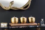 3SET mísa ORIENT zlatá/masiv mango