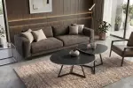 Konferenční stolek MARVELOUS ANTRACIT 70 CM keramika
