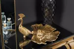 Mísa WILDLIFE PEACOCK 40 CM zlatá