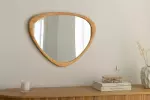 Nástěnné zrcadlo ORGANIC 65 CM dubový vzhled Nástěnné zrcadlo ORGANIC 65 CM dubový vzhled