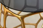 Odkládací stolek LIQUID GEOMETRIE 50 CM zlatý