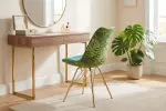2SET jídelní židle SCANDINAVIA MONSTERA samet