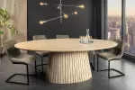 Jídelní stůl oválný ART DECO 220 CM masiv mango