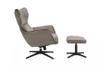 Křeslo VOGUE taupe samet otočné Křeslo VOGUE taupe samet otočné