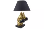 Stolní lampa BULLDOG 55 CM černá/zlatá Stolní lampa BULLDOG 55 CM černá/zlatá