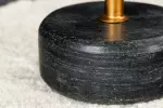 Odkládací stolek TRAYFUL 60 CM zlatá/šedý mramor