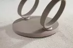 Konferenční stolek DANCING RINGS TRAVERTIN otočný, II. jakost (B)