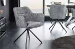 2SET jídelní židle VERONA II šedá otočná