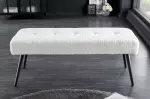 Lavice BOUTIQUE 100 CM bílá colin bouclé