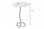 Odkládací stolek WILDLIFE SNAKE 60 CM antik měděný