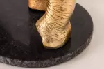 Odkládací stolek WILDLIFE ELEPHANT II 75 CM zlatý / mramor