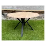 Kulatý jídelní stůl RING 140 CM masiv dub