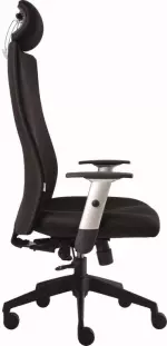 Kancelářská židle LEXA s 3D podhlavníkem 2LEX0011 černá Kancelářská židle LEXA s 3D podhlavníkem 2LEX0011 černá