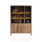 Vitrína EVEREST 210 CM mangová dýha