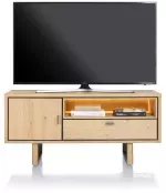 Televizní stolek s LED osvětlením SORENTO 150 CM masiv dub Televizní stolek s LED osvětlením SORENTO 150 CM masiv dub