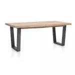 Rozkládací jídelní stůl CHARLIE 190-250 CM masiv teak
