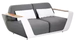 Zahradní 4 místná sedací souprava ONDA WHITE GREY