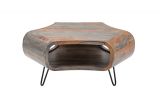Konferenční stolek ORGANIC SMOKE 70-80 CM masiv sheesham