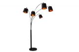 Stojací lampa LEVELS 202 CM BLACK GOLD