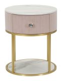 Noční stolek FRANCE 48 CM růžový