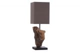 Stolní lampa HYPNOTIC BROWN naplavené dříví