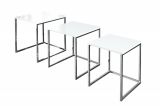 3SET konferenční-odkládací stolek NEW ELEMENTS bílý