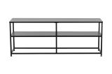 Televizní stolek DURA STEEL 120 CM černý kov