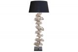 Stojací lampa GINKGO 122 CM stříbrná