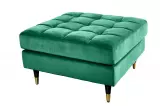 Taburet COZY VELVET 80 CM smaragdově zelený samet