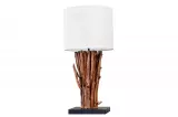 Stolní lampa EUPHORIA I 60 CM masiv longanské dřevo
