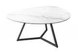 Konferenční stolek MARVELOUS WHITE 90 CM keramika