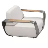 Zahradní křeslo ONDA GREY WHITE