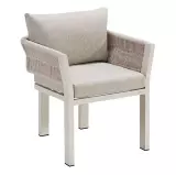 Zahradní jídelní židle BORROMEO TAUPE