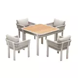 Zahradní 4 místná jídelní souprava BORROMEO TAUPE