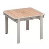 Zahradní jídelní stůl BORROMEO 100 CM TAUPE